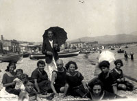 I nonni Pace e famiglia al mare