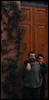  Io e pap� davanti casa di Francesco Guccini a Bologna